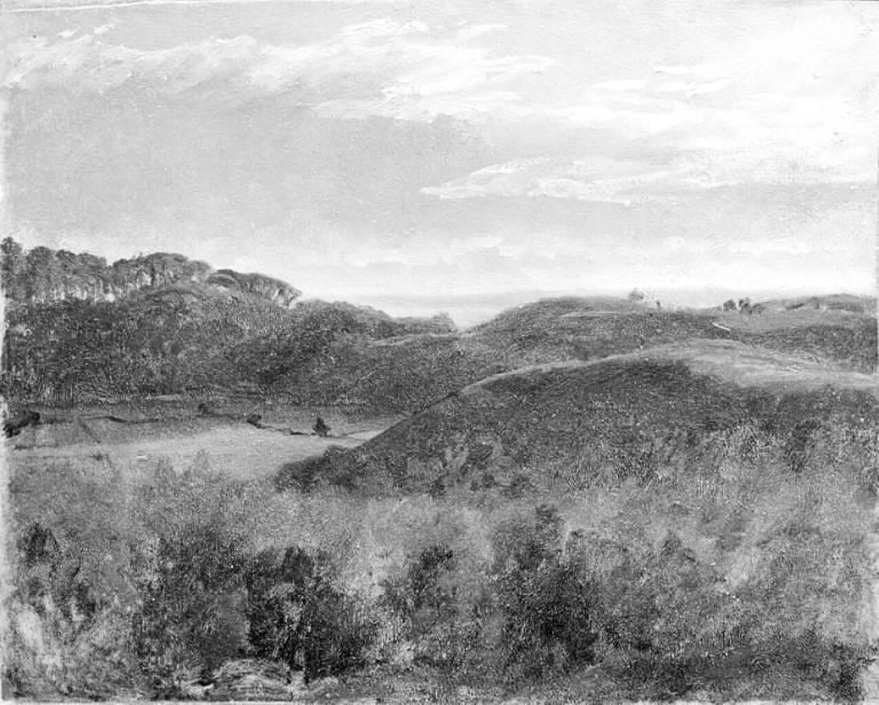 Paesaggio con colline - Statens Museum for Kunst